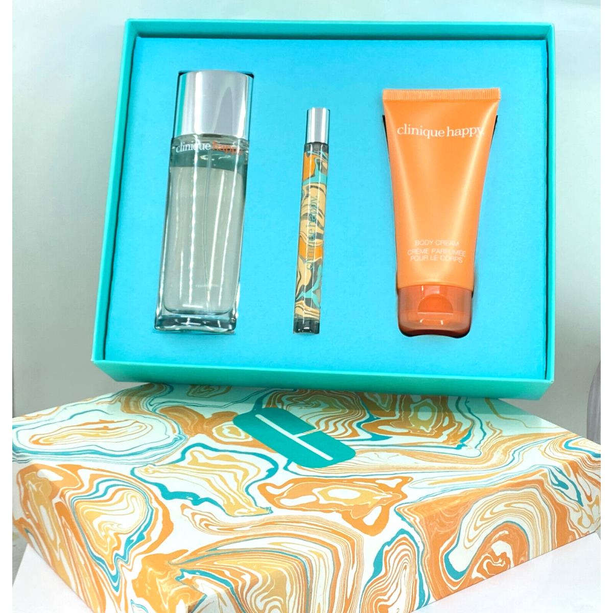 Clinique Perfectly Happy Perfume 3pcs Gift Set