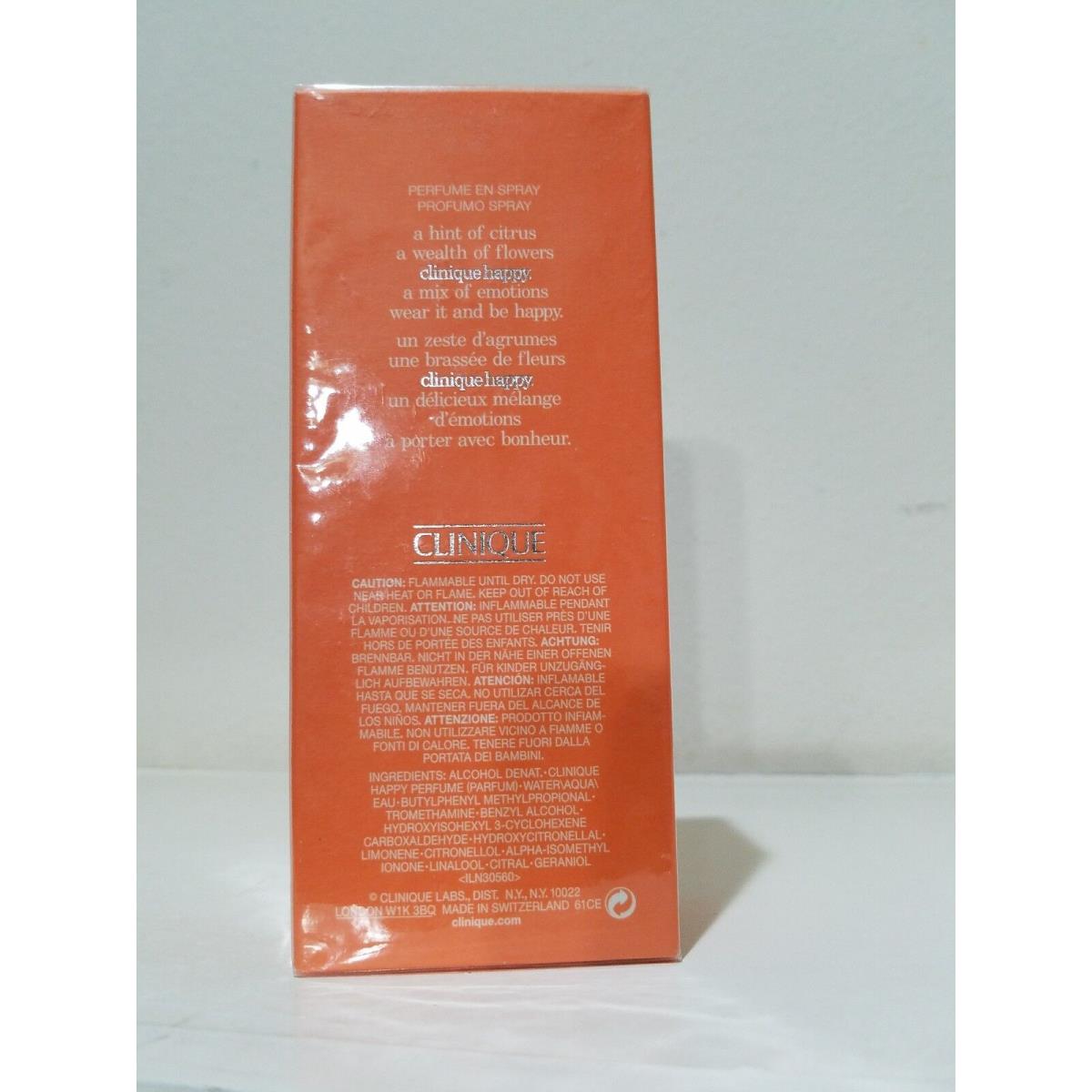 Clinique Happy 3.4FL.OZ Parfume Spray