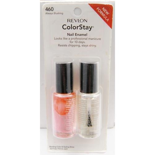 6 Revlon Colorstay Nail Enamel - Always Blushing 460