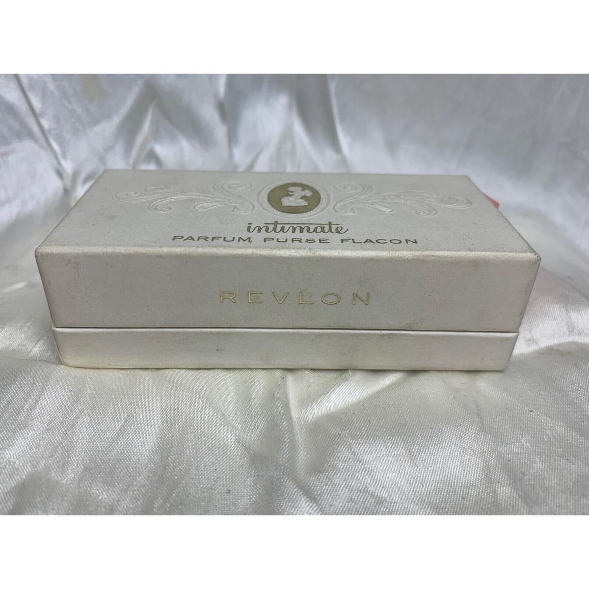 Revlon Intimate 1/8 fl oz Parfum Purse Flacon Vintage Mini Splash