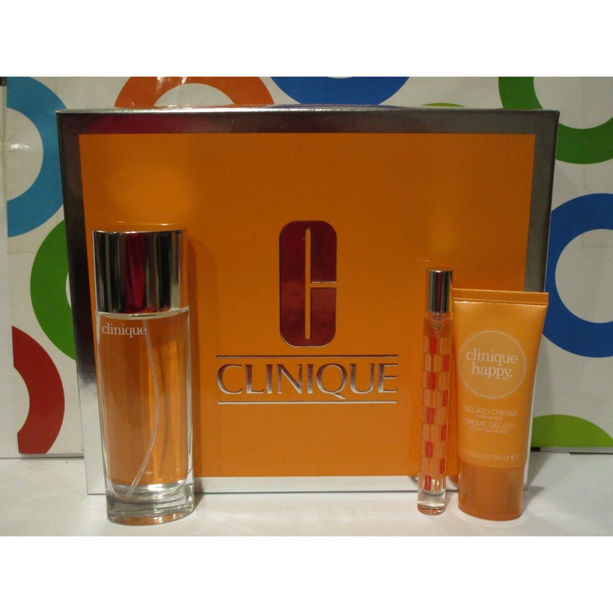 Clinique Wear IT and BE Happy 3 PC Set Boxed / Please Read Details