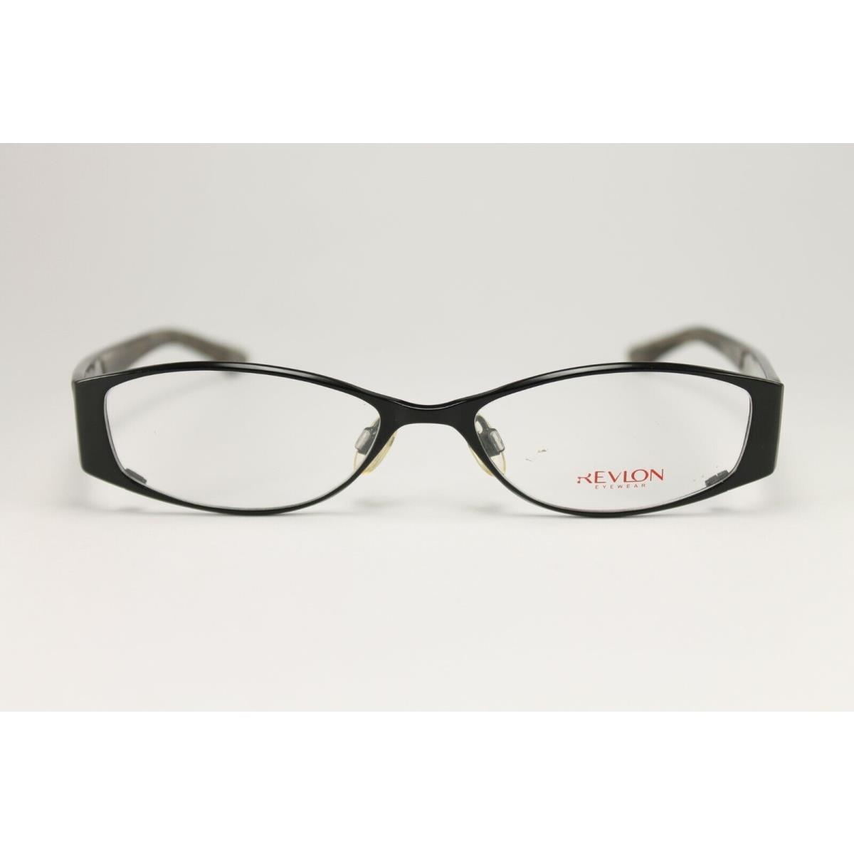 Revlon RV551 Black Clear Modern Designer Full-rim RX Eyeglass Frames 49-15-130