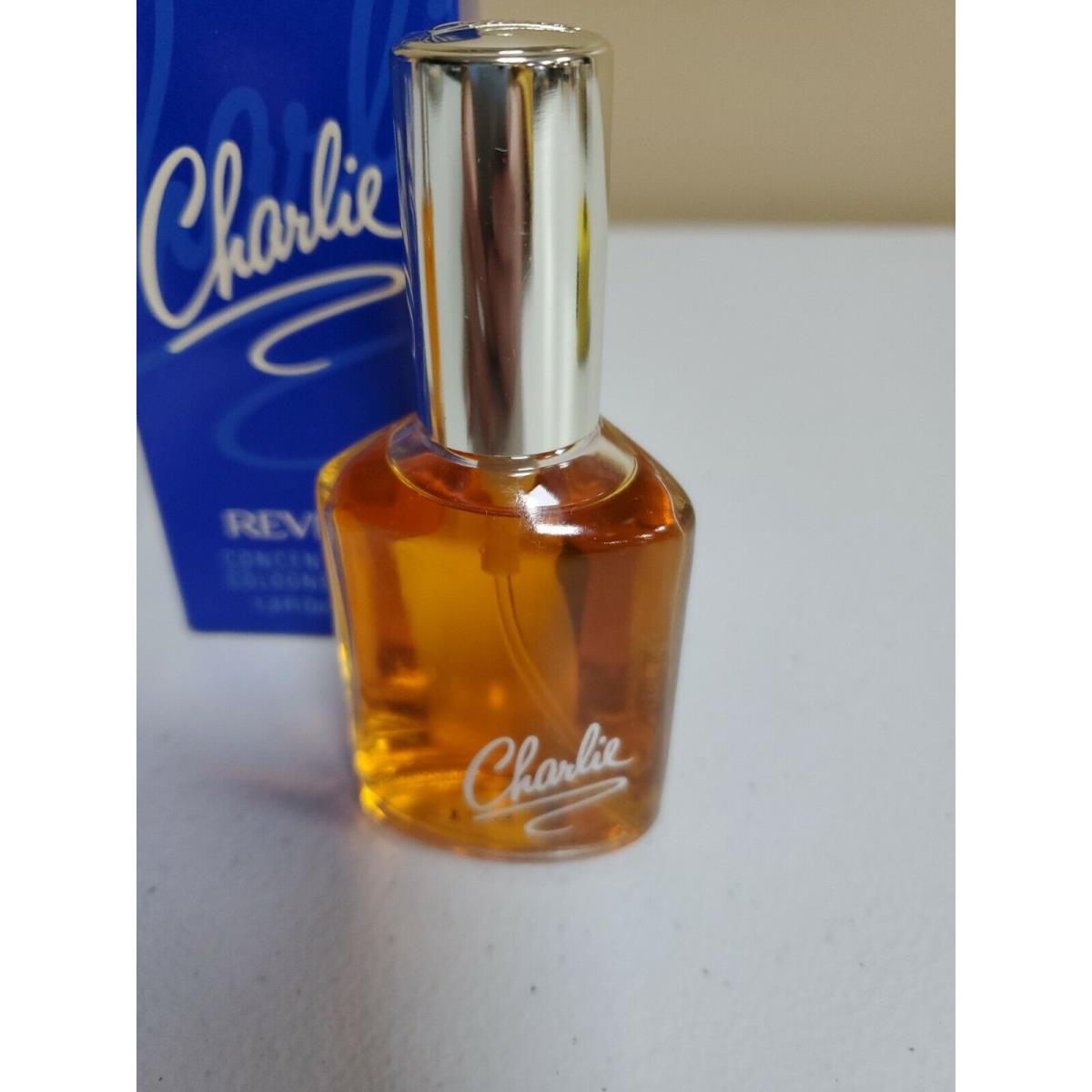 2 Charlie Revlon Concentrated Vintage Cologne Spray Fragrance 1.3oz 38.4ml W/box