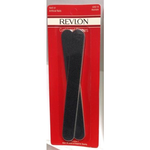 3 X Revlon Cushione Shapers File Coarse Surface Hard or Artificial Nails 6262-10