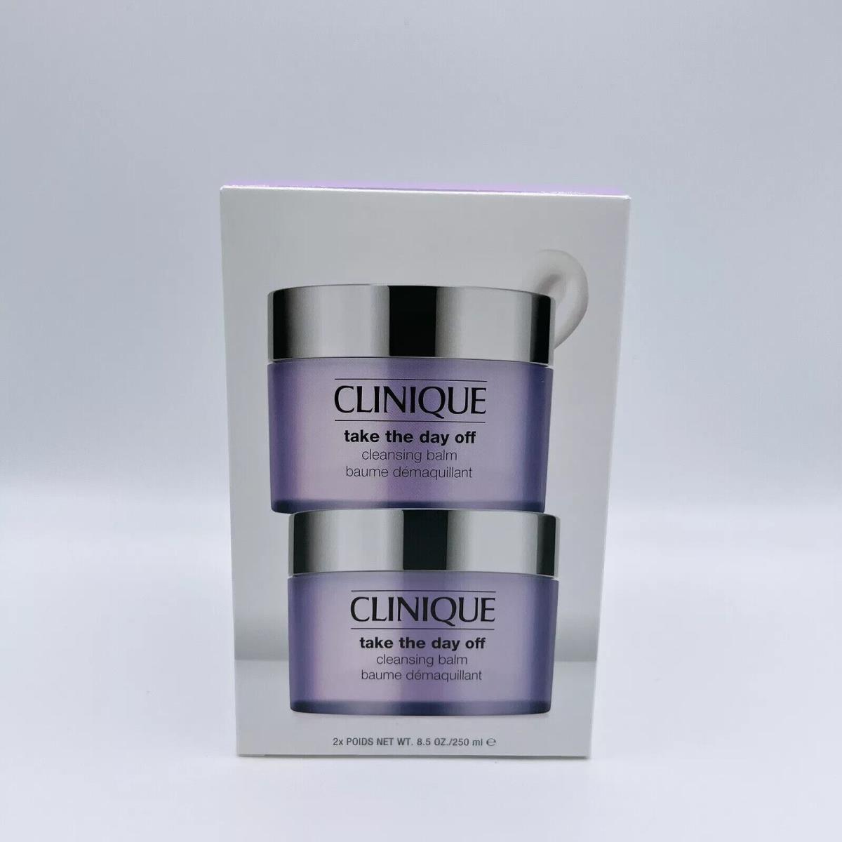 2x Clinique Take The Day Off Cleansing Balm 8.5 Oz /250ml Each Jumbo Duo