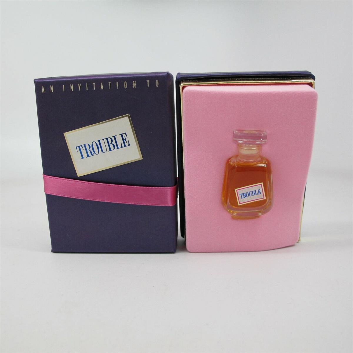 AN Invitation TO Trouble by Revlon 7.4 Ml/ 0.2 oz Perfume Splash Vintage