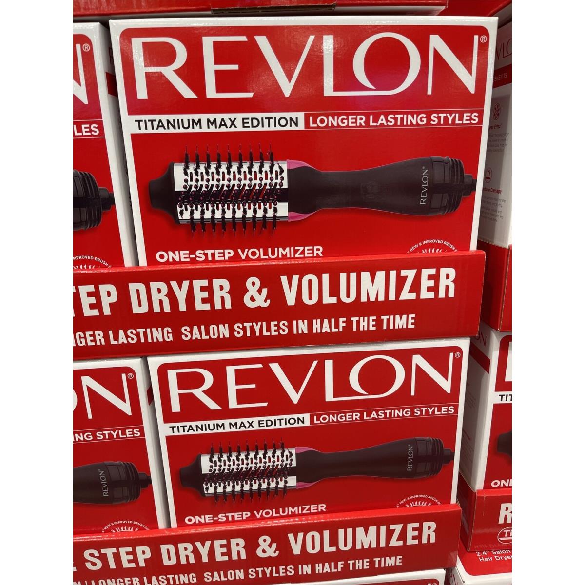 Revlon RVDR5282CT One-step Hair Dryer Comb and Volumizer Titanium Max Edition