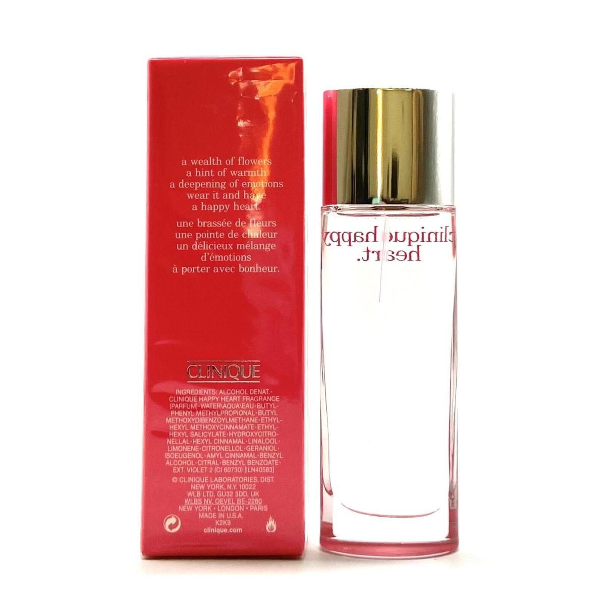 Clinique Happy Heart For Women 1.7 oz Edp Spray