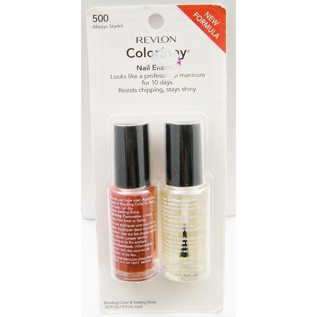 6 Revlon Colorstay Nail Enamel - Always Starlet 500