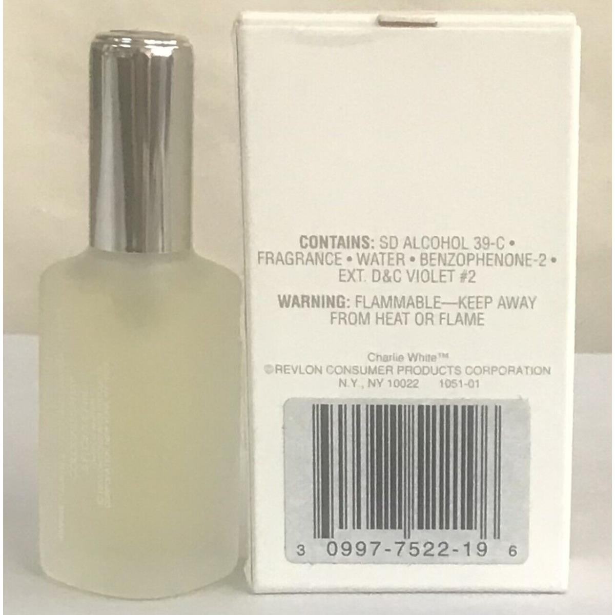 48 Pieces Charlie White by Revlon Cologne Spray 0.5 fl oz The One