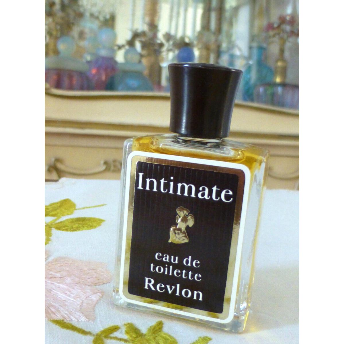 Vtg 1960s Revlon Intimate Eau de Toilette Edt 0.50 1/2 Oz 15ml Splash