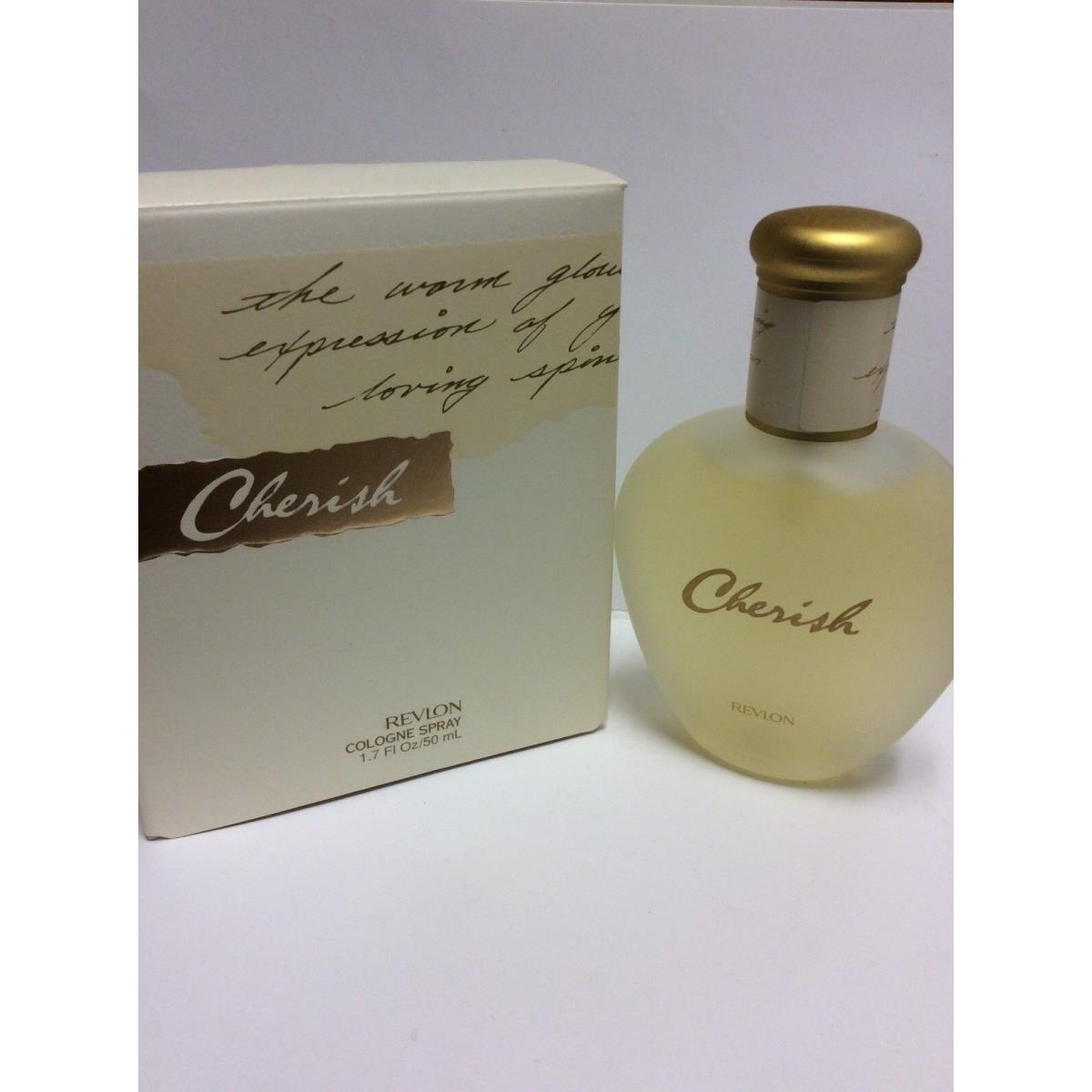 Cherish By Revlon For Women. Cologne Spray 1.7 Oz 50 ml New