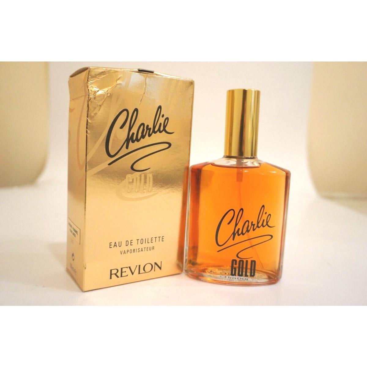 Charlie Gold by Revlon Eau de Toilette Spray 100 ml 3.4 oz For Women Vintage