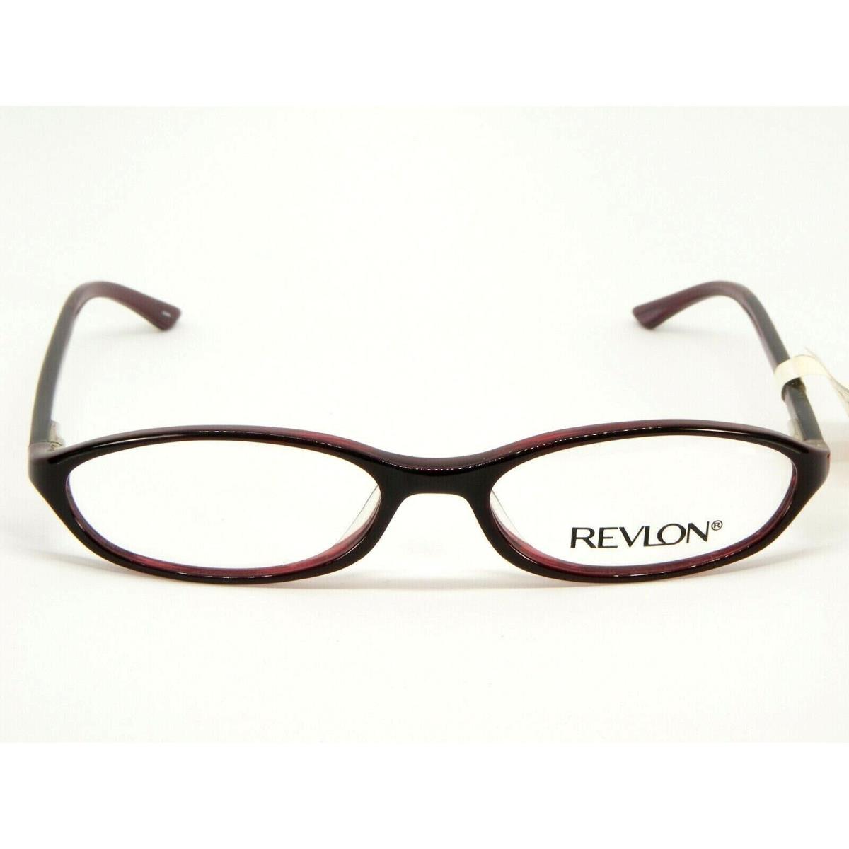 W/ Tag Revlon RL Fire Burgundy Eyeglasses Glasses Plastic Frame 52-16-135mm