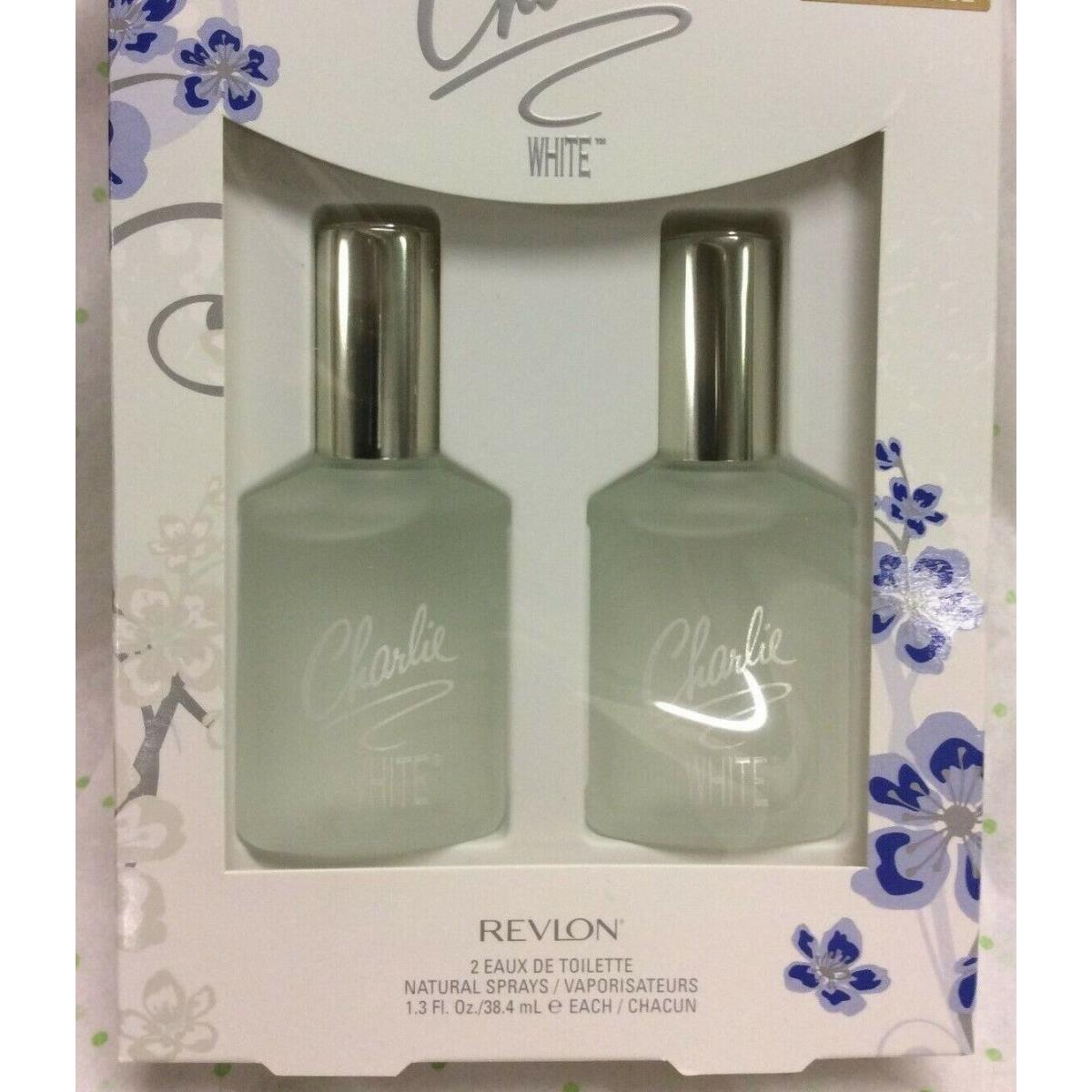 Charlie White By Revlon 2 Eaux De Toilette Natural Sprays Set 1.3 Fl. Oz Ea