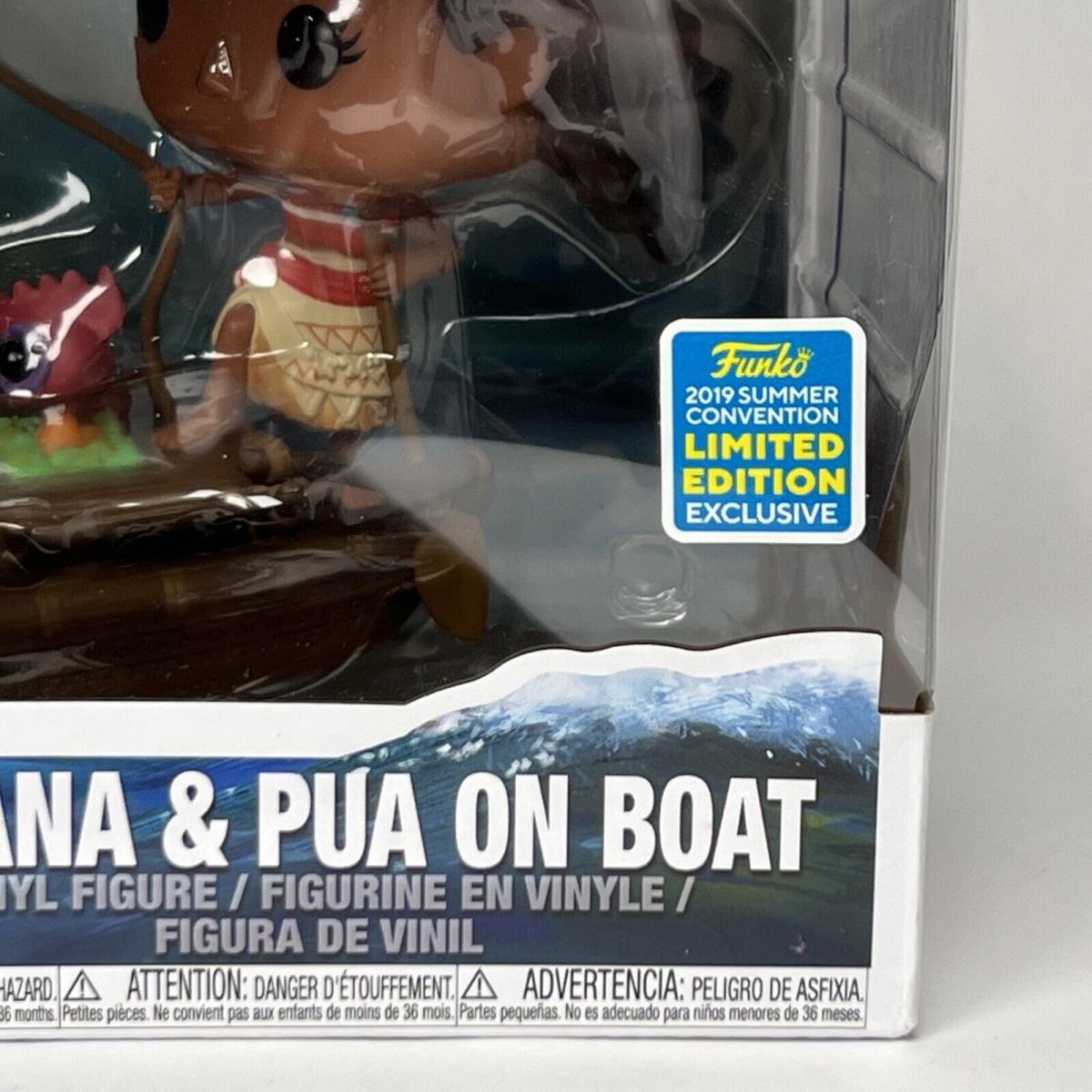 Funko Pop Moana Pua On Boat 62 Disney Rides 2019 Summer Convention Exclusive