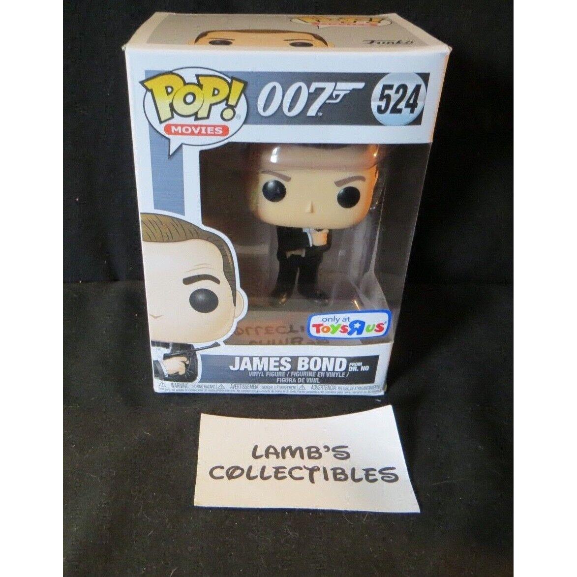 Pop Funko Movies 007 James Bond From DR No Toys R US Exclusive Vinyl 524 Figure