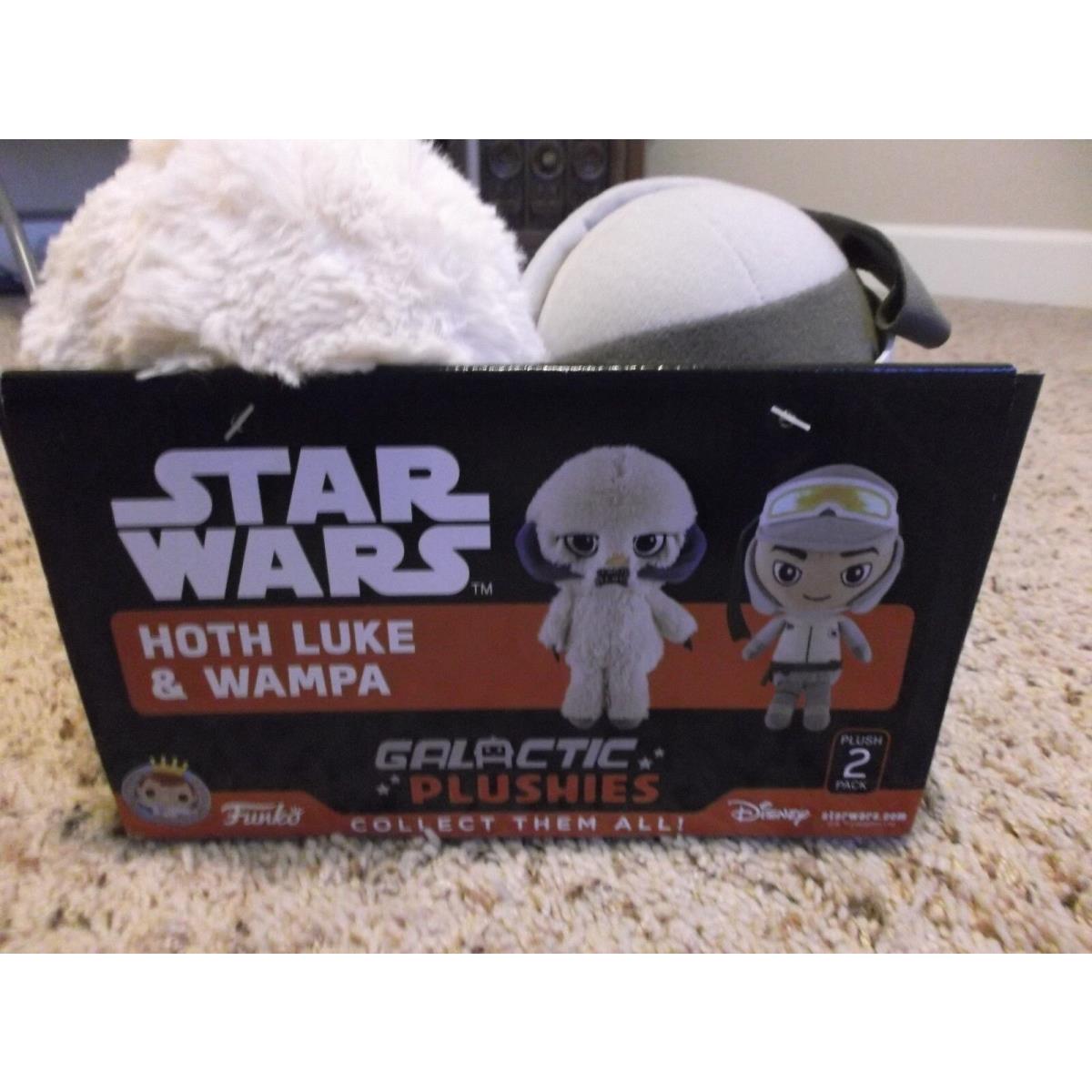 Galactic Plushies Star Wars Hoth Luke Wampa - Funko Game Stop Exclusive