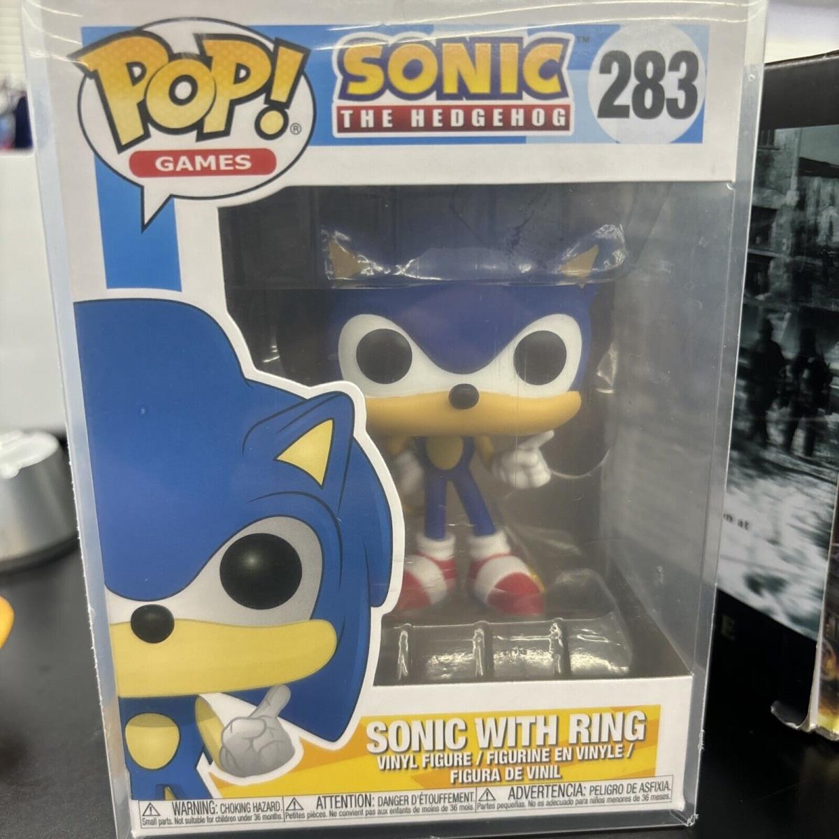 Funko Pop Sonic The Hedgehog with Ring Figure 283