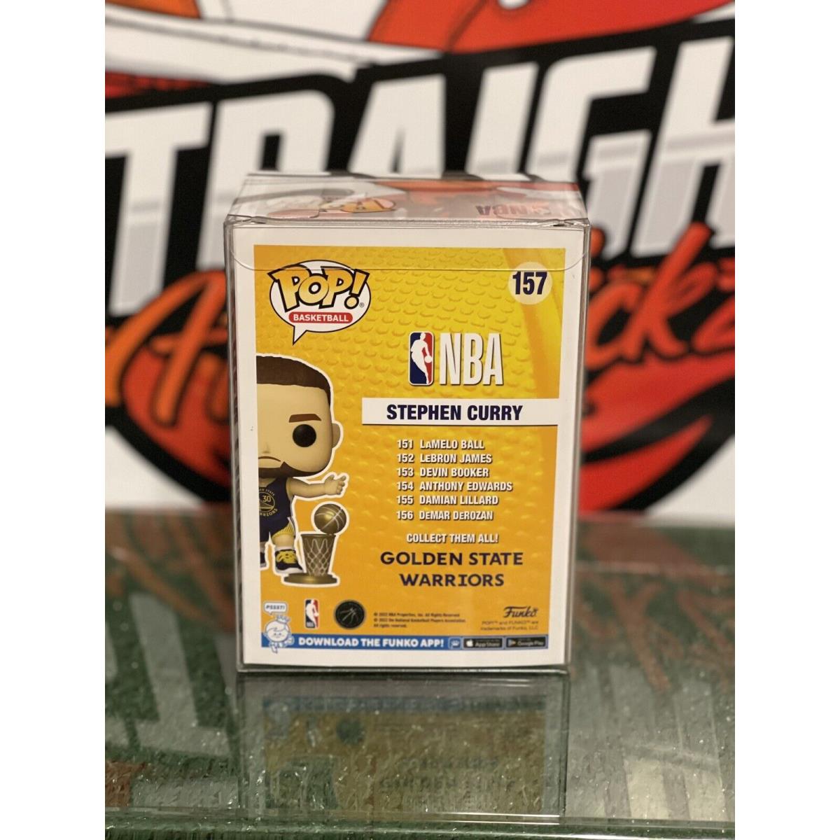 Funko Pop Steph Curry Win Championship Trophy Fugitive Toys Exclusive Edition