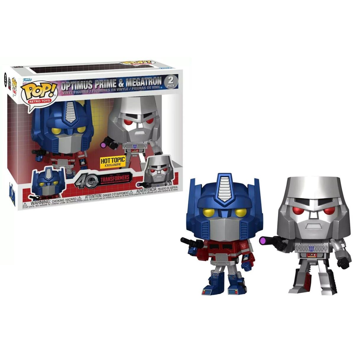 Transformers Generation 1 Pop Retro Toys Optimus Prime Megatron Vinyl Figure