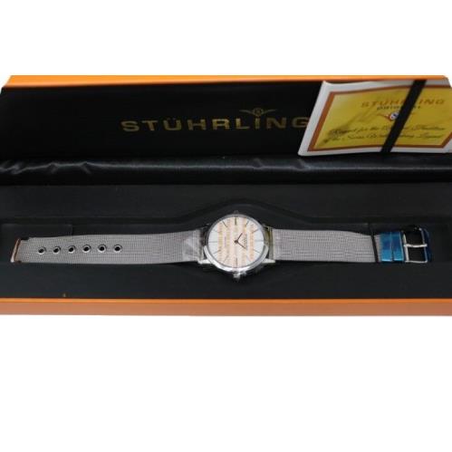 Stuhrling GP10349 Mens Newberry Quartz Watch