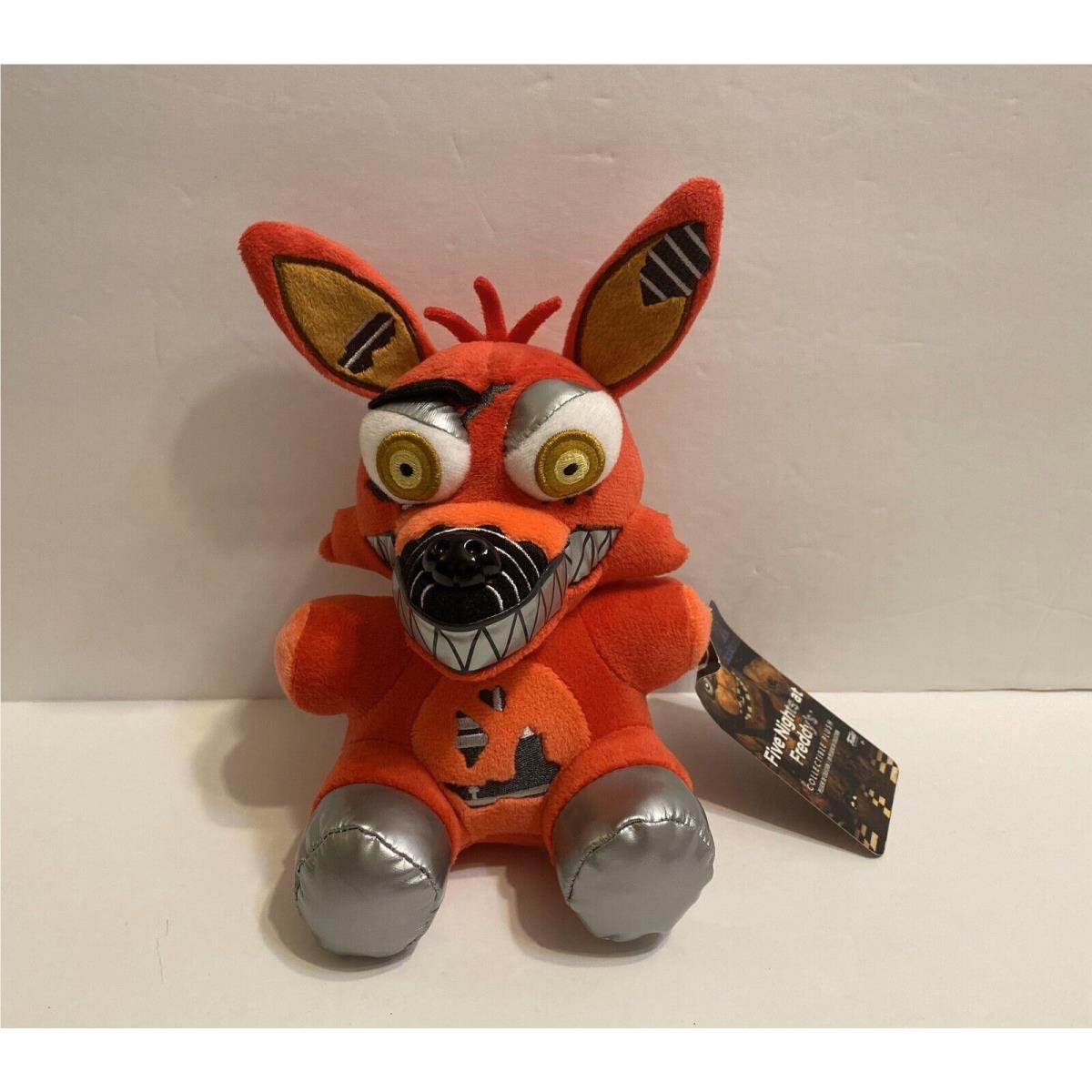Five Nights At Freddy`s Nightmare Foxy 8 Plush Stuffed Fnaf Red Licensed