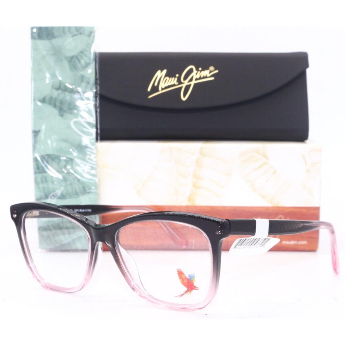 Maui Jim Mjo 2122-02P Black Fade Pink Frame Eyeglasses 53-16