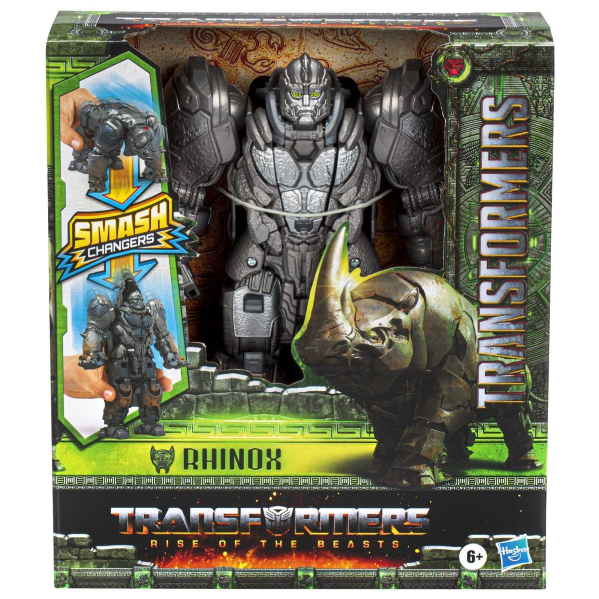 Toys Rise of The Beasts Movie Smash Changer Rhinox Converting Action Figure