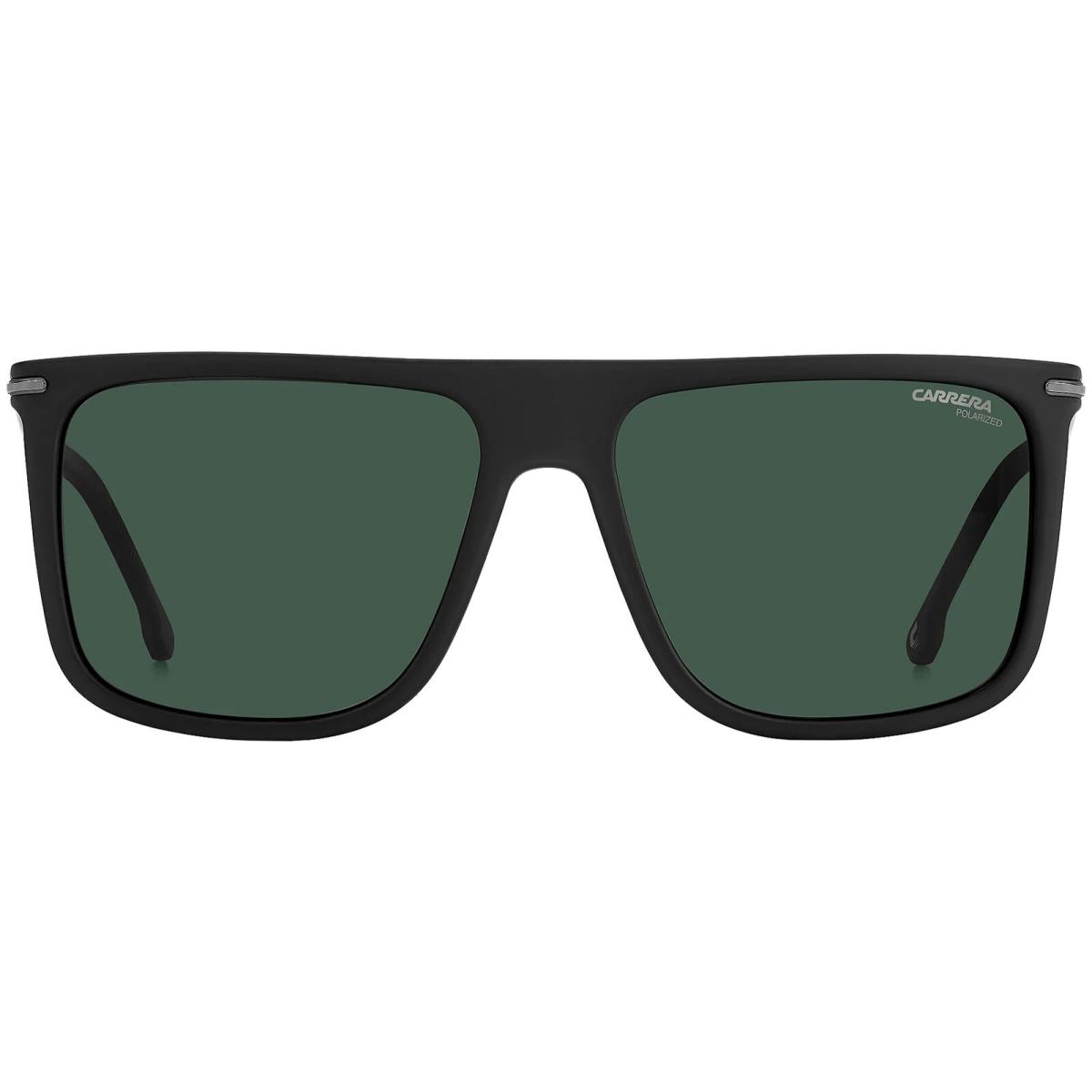 Carrera Polarized Men`s Matte Black Square Flat Top Sunglasses - CA278S 0003 UC