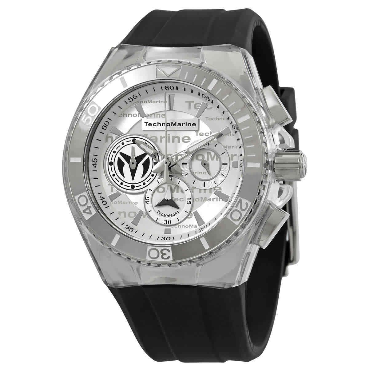 Technomarine Cruise California Chronograph Quartz Silver Dial Watch TM-118122