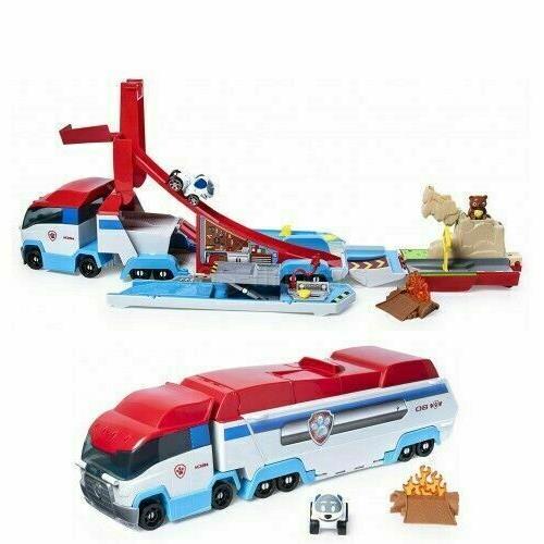 Kids Toy Figures Launch N Haul Paw Patroller Transforming 2-in-1 Track Set Gift