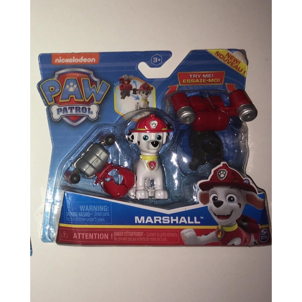 Paw Patrol Marshall Deluxe Vehicle with 2 Clip-on Backpacks Action Figure