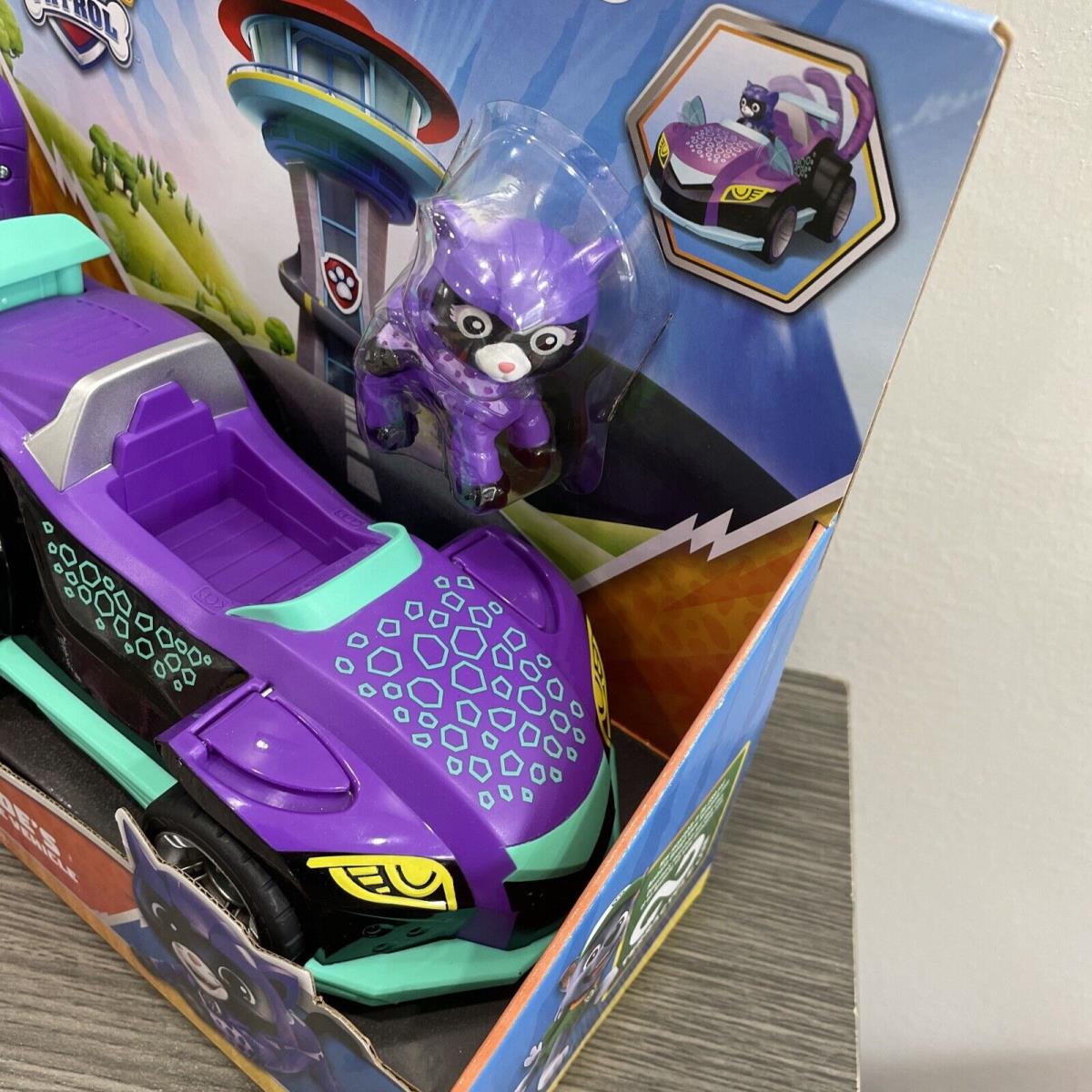 Paw Patrol Cat Pack Shade Feature Vehicle Figure Playset Purple Toy