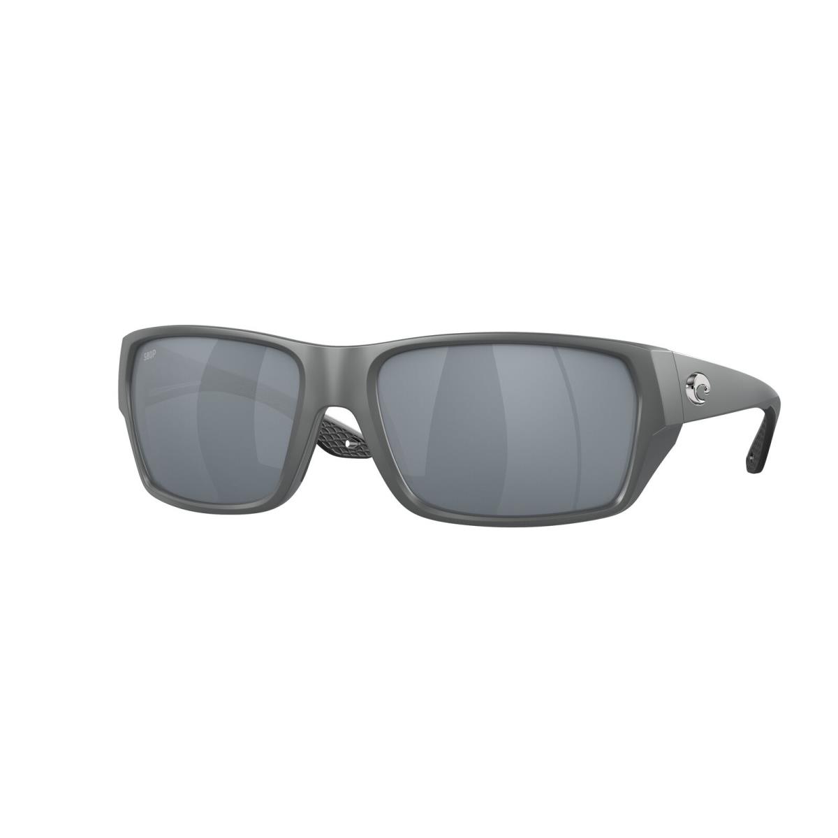 Costa Del Mar 06S 9113 Tailfin Matte Gray Gray Silver 911310 Sunglasses