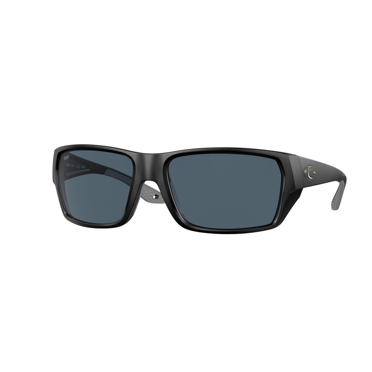 Costa Del Mar 06S 9113 Tailfin Matte Black Gray 580p 911306 Sunglasses