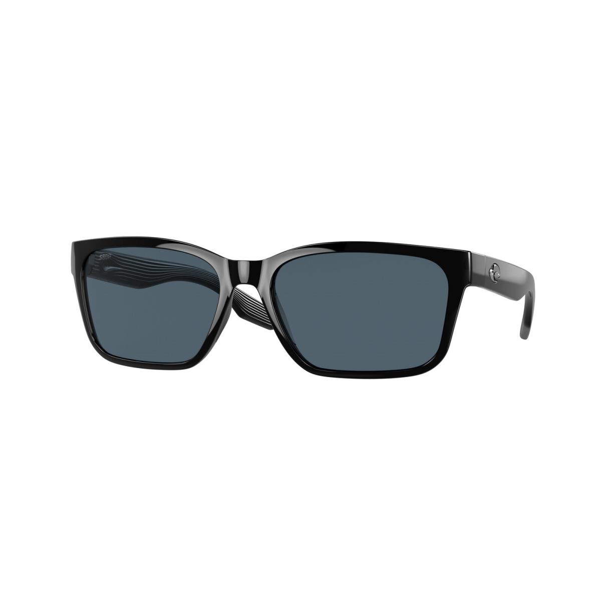 Costa Del Mar 06S 9081 Palmas Black Gray 580p 908103 Sunglasses