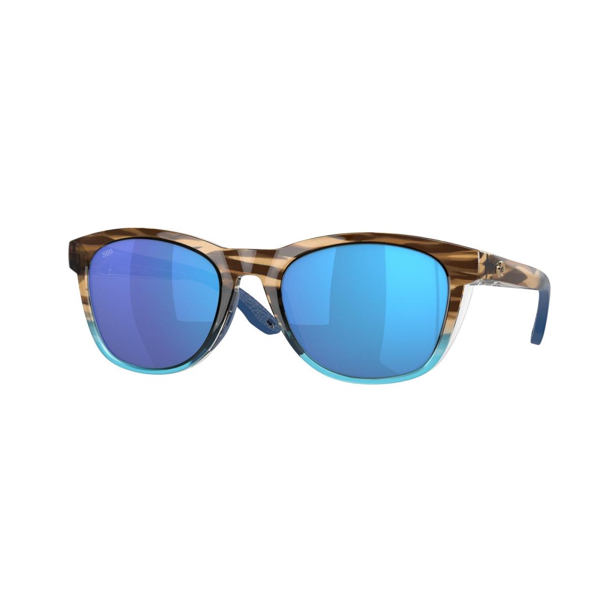 Costa Del Mar 06S 9108 Aleta Wahoo Blue Mirror 580g 910801 Sunglasses