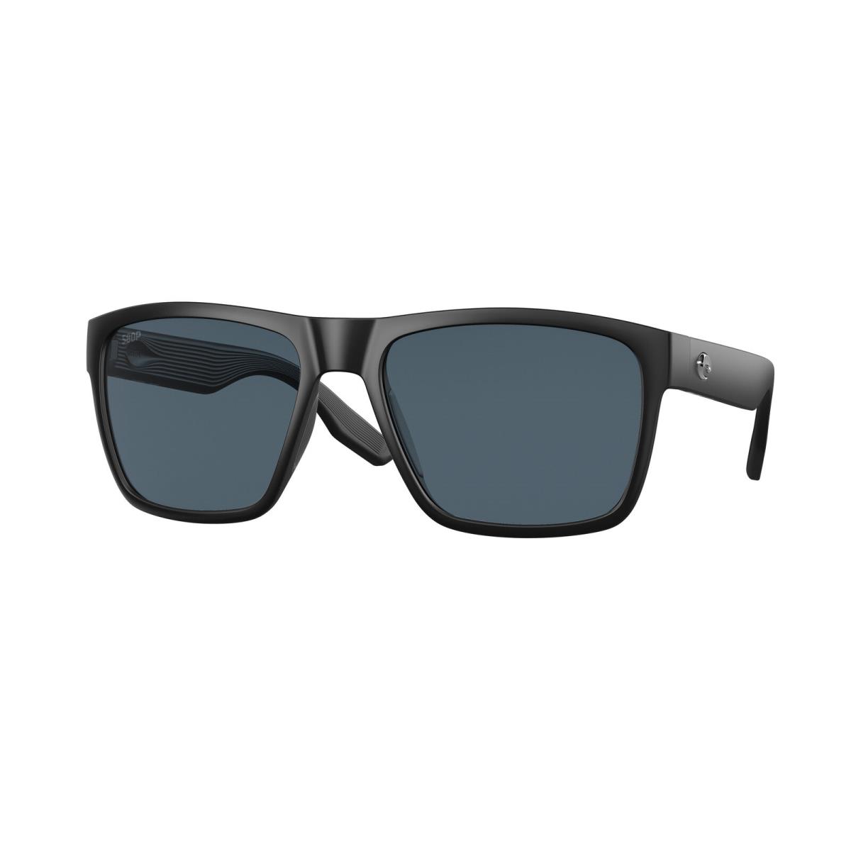 Costa Del Mar 06S 9050 Paunch xl Matte Black Gray 580 905003 Sunglasses