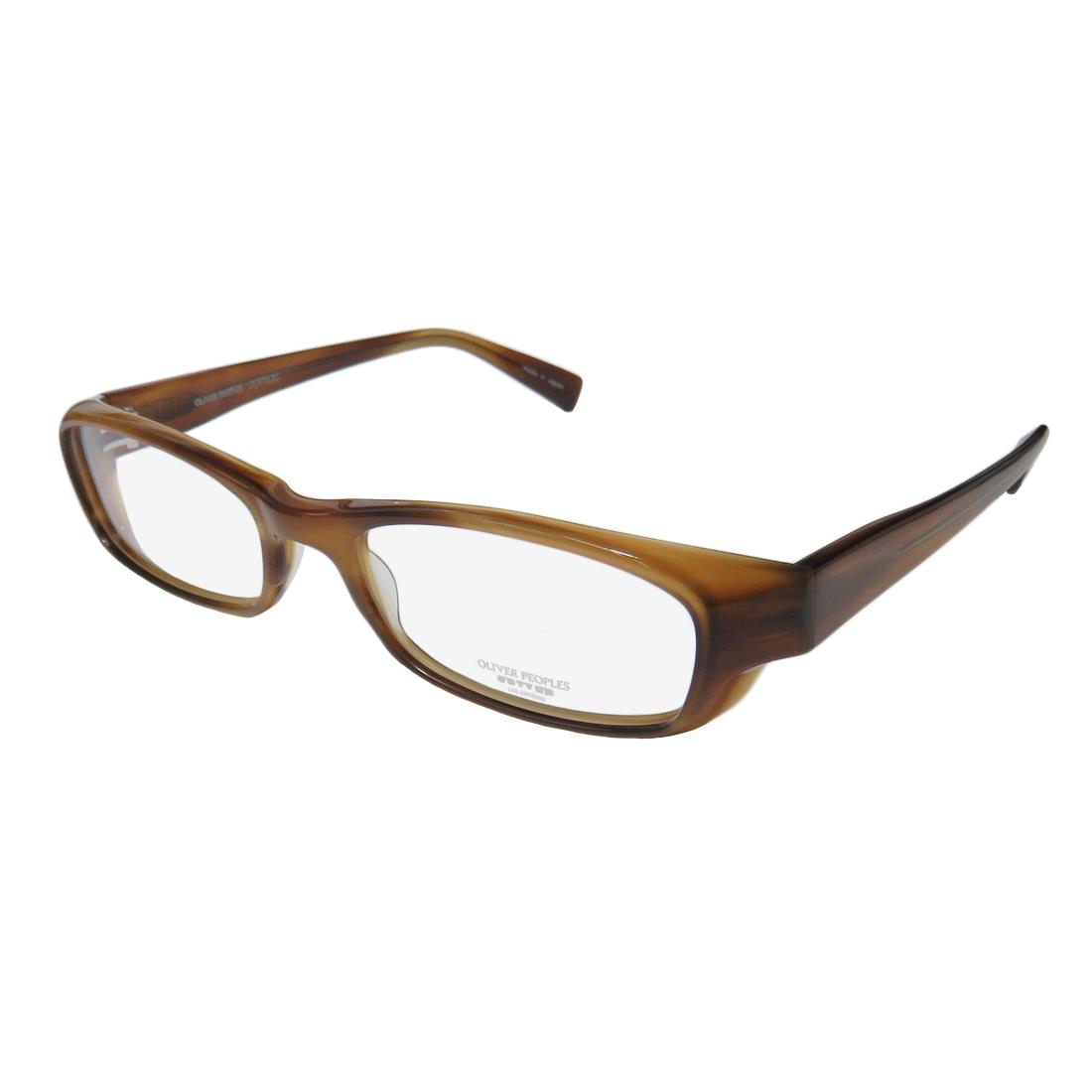 Oliver Peoples Prescott Casual Comfortable Eyeglass Frame/glasses/eyewear Caramel Brown