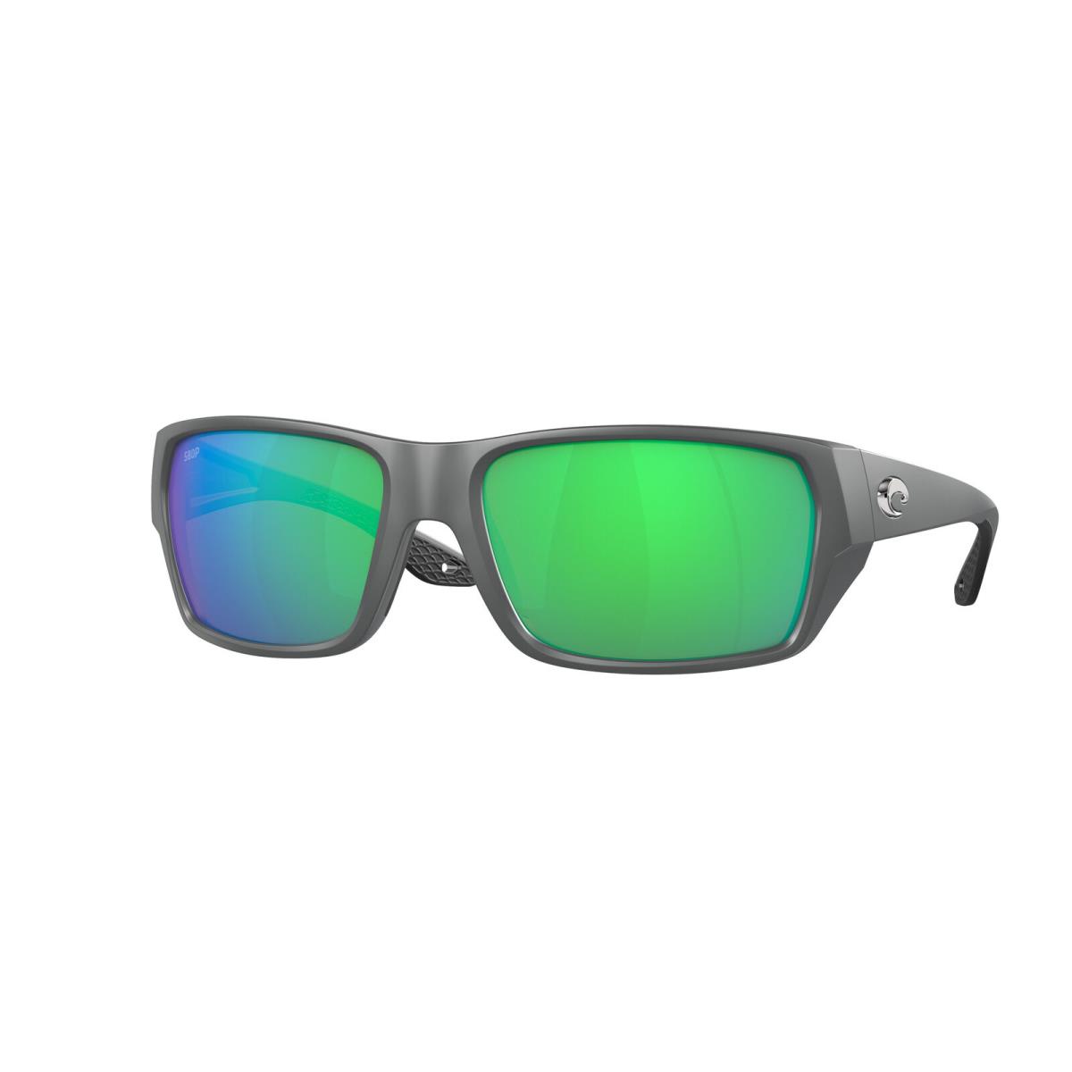 Costa Del Mar 06S 9113 Tailfin Matte Gray Green Mirro 911311 Sunglasses