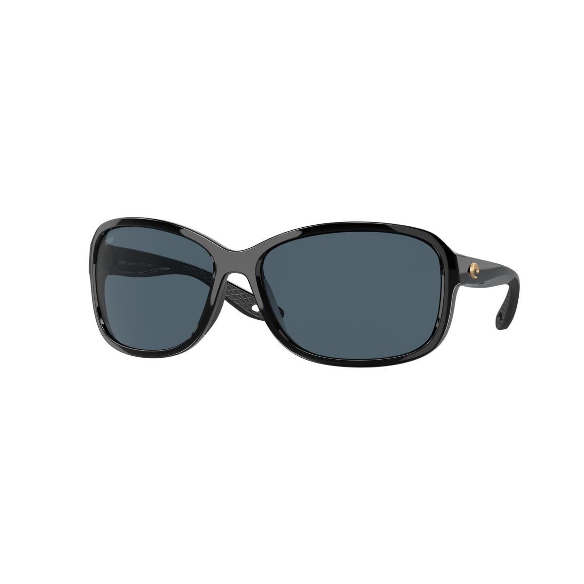 Costa Del Mar 06S 9114 Seadrift Black Gray 580p 911407 Sunglasses