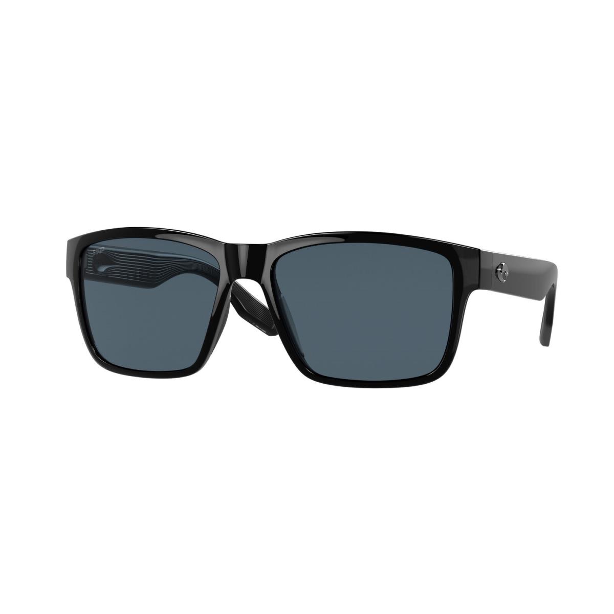 Costa Del Mar 06S 9049 Paunch Black Gray 580p 904903 Sunglasses