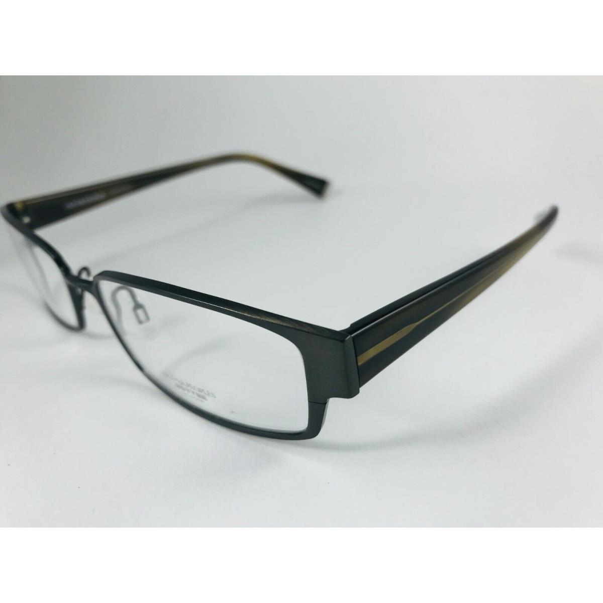 Oliver Peoples Eyeglasses ID Bkc Brown Gunmetal 54-17-135 Titanium