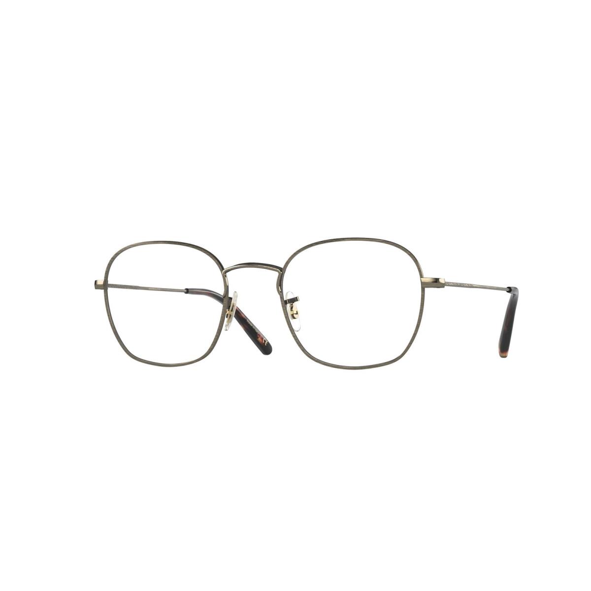 Oliver Peoples OV1284 5284 Allinger Antique Gold Demo Lens 48mm Men`s Sunglasses