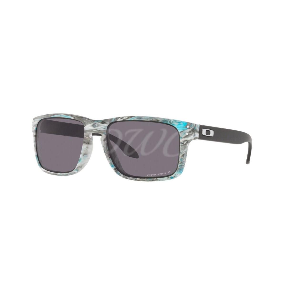 Oakley Sunglasses OO9102-V8 Holbrook Sanctuary Swirl Prizm Grey Polarized - Frame: Sanctuary Swirl, Lens: Gray