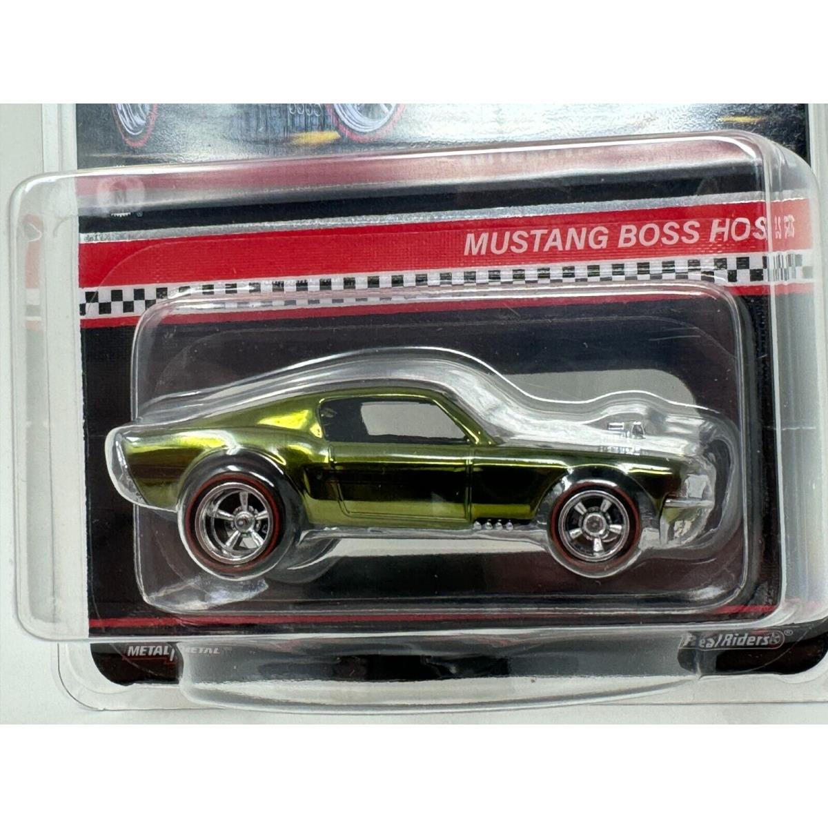 Hot Wheels 2022 Rlc Exclusive Spoilers Mustang Boss Hoss 302 Olive Green