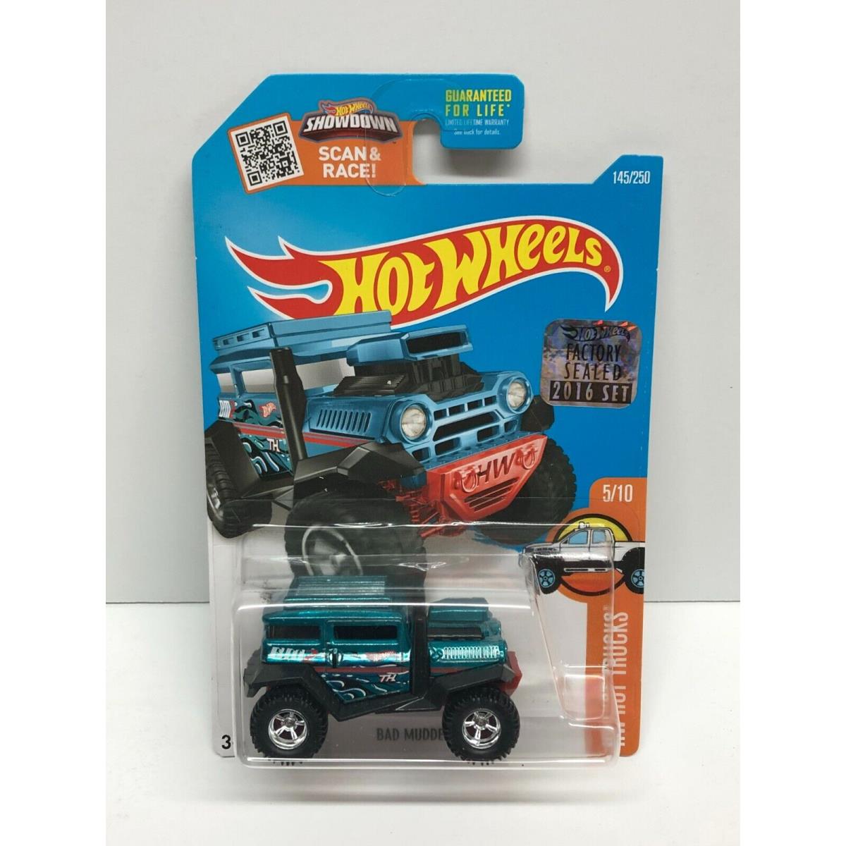 Hot Wheels Super Treasure Hunt Bad Mudder 2 From 2016 Set