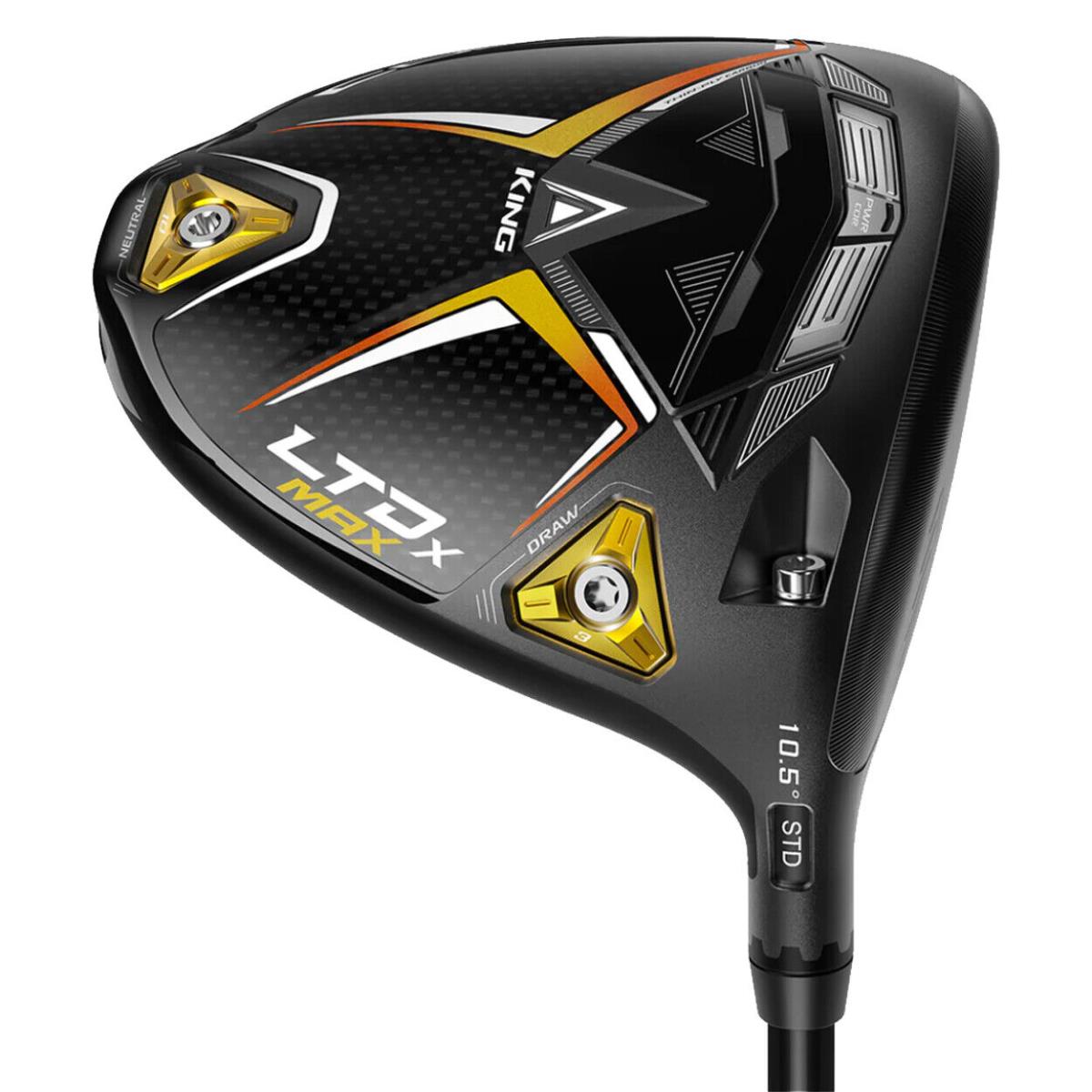 Cobra Golf Men`s Ltdx Max Gold Fusion / Matte Black Driver - Black, Gold