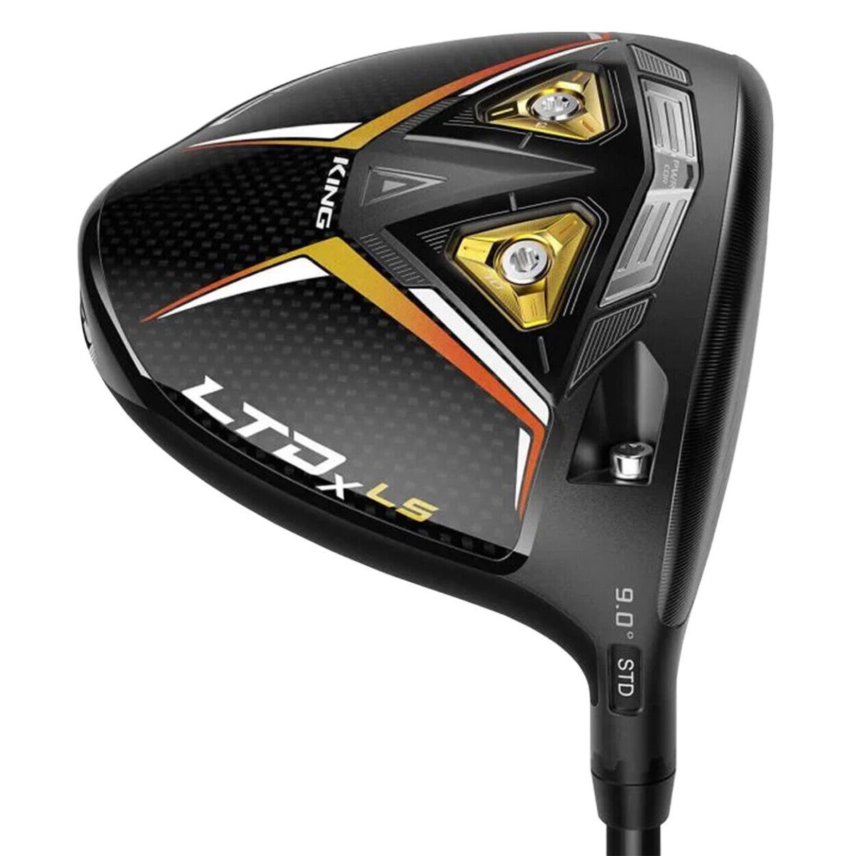 Cobra Golf Men`s Ltdx LS Gold Fusion/matte Black Driver - Black, Gold